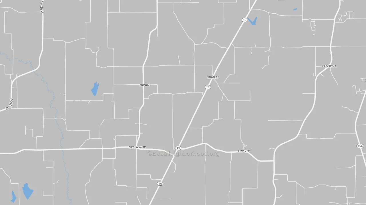 Bike Grade map of Greenview, TX
