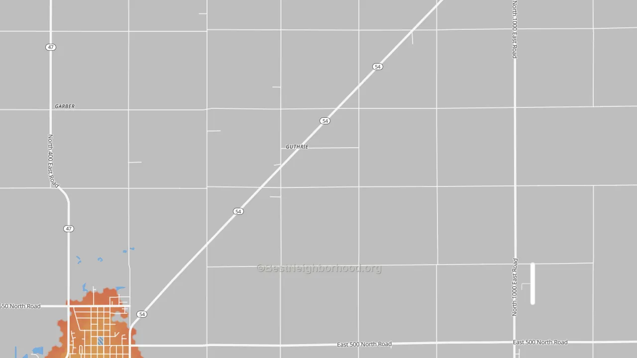 Bike Grade map of Guthrie, IL