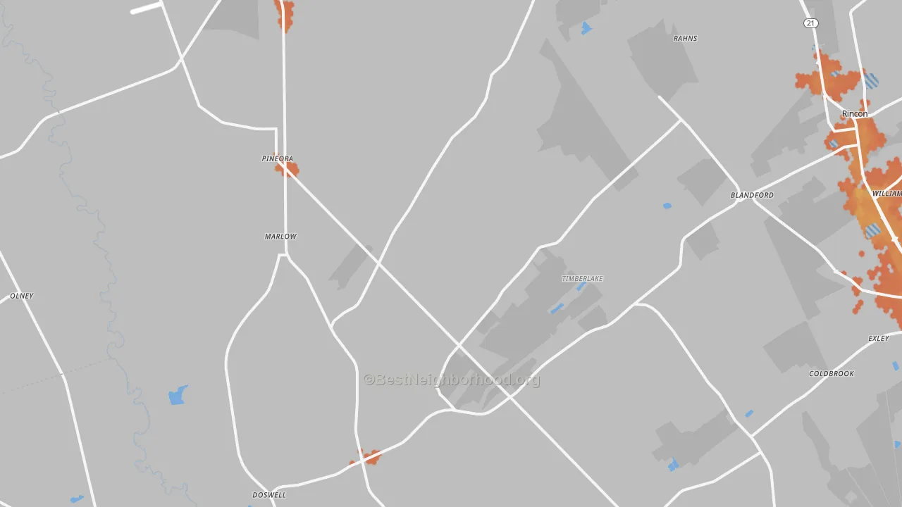 Bike Grade map of Guyton, GA