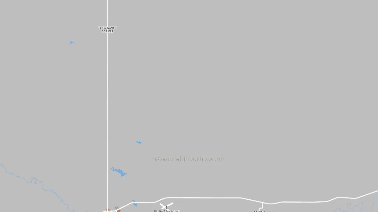 Bike Grade map of Haakon County, SD