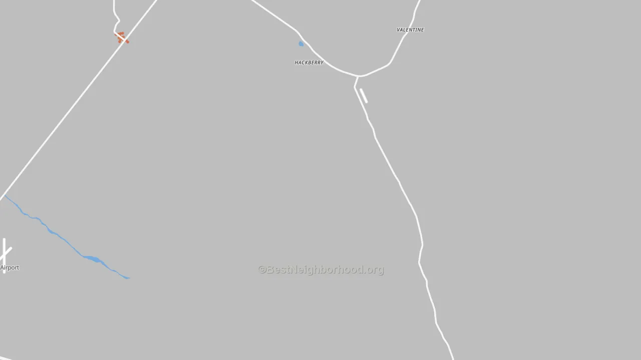 Bike Grade map of Hackberry, AZ