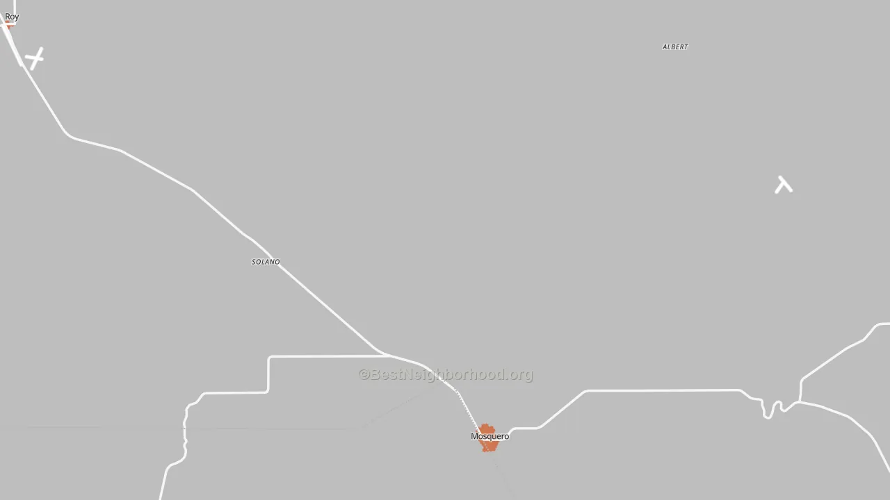 Bike Grade map of Harding County, NM