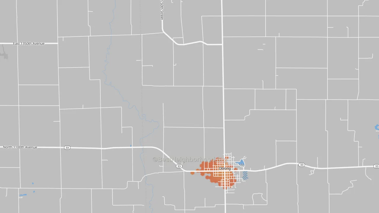 Bike Grade map of Hardinville, IL