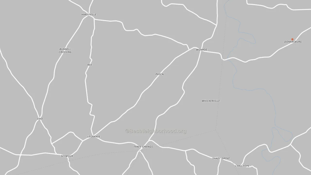Bike Grade map of Hardyville, KY