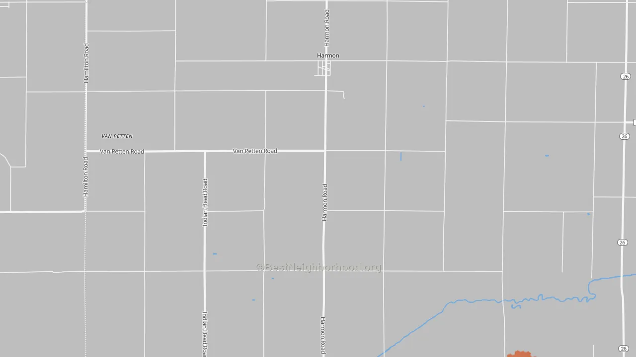 Bike Grade map of Harmon, IL