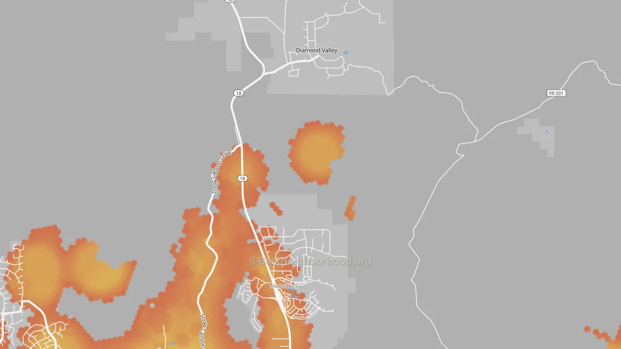 Bike Grade map of Harrisburg Junction, UT