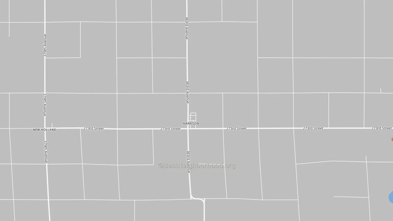 Bike Grade map of Harrison, SD