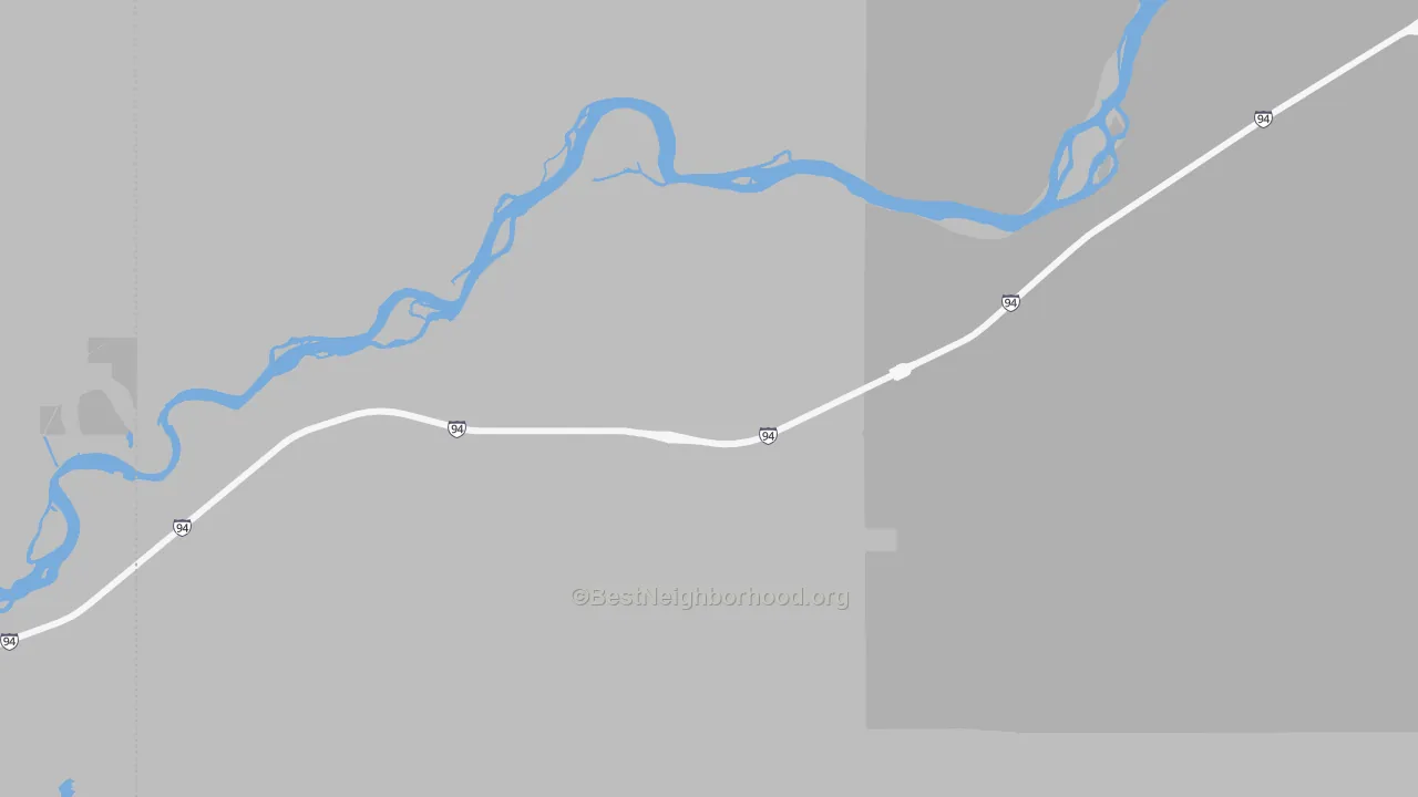 Bike Grade map of Hathaway, MT