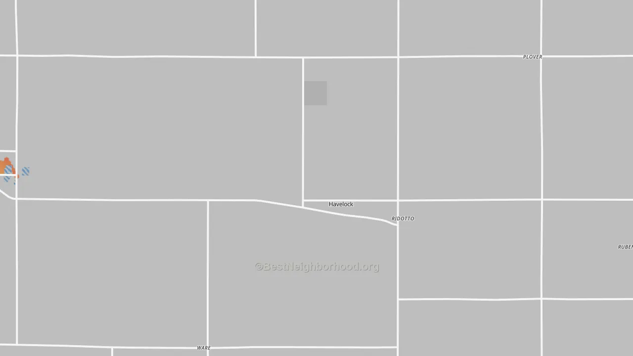 Bike Grade map of Havelock, IA