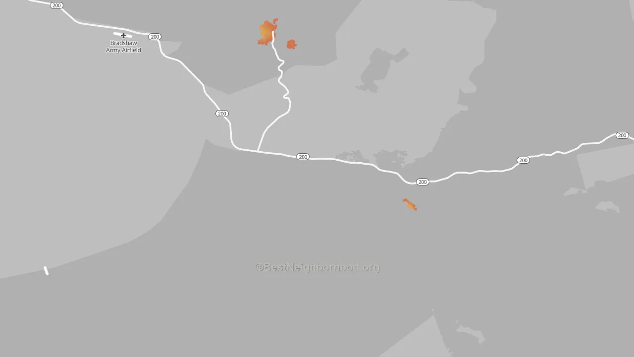 Bike Grade map of Hawaii County, HI