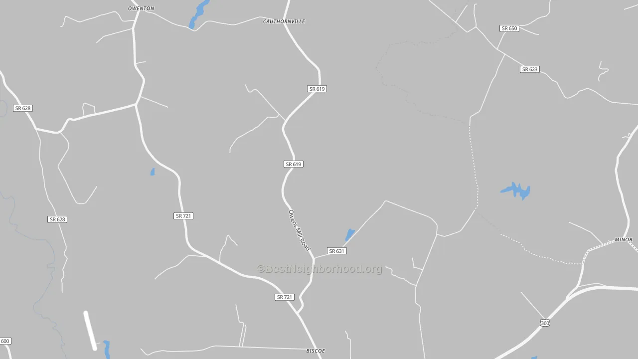 Bike Grade map of Helmet, VA