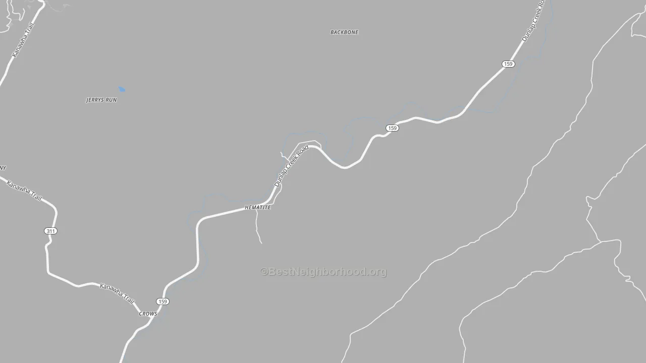 Bike Grade map of Hematite, VA