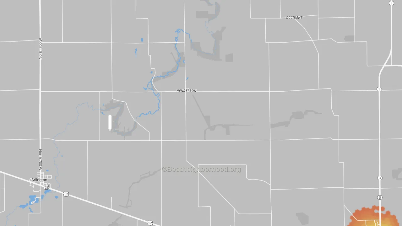 Bike Grade map of Henderson, IN