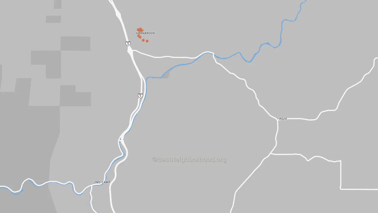 Bike Grade map of Henley, CA