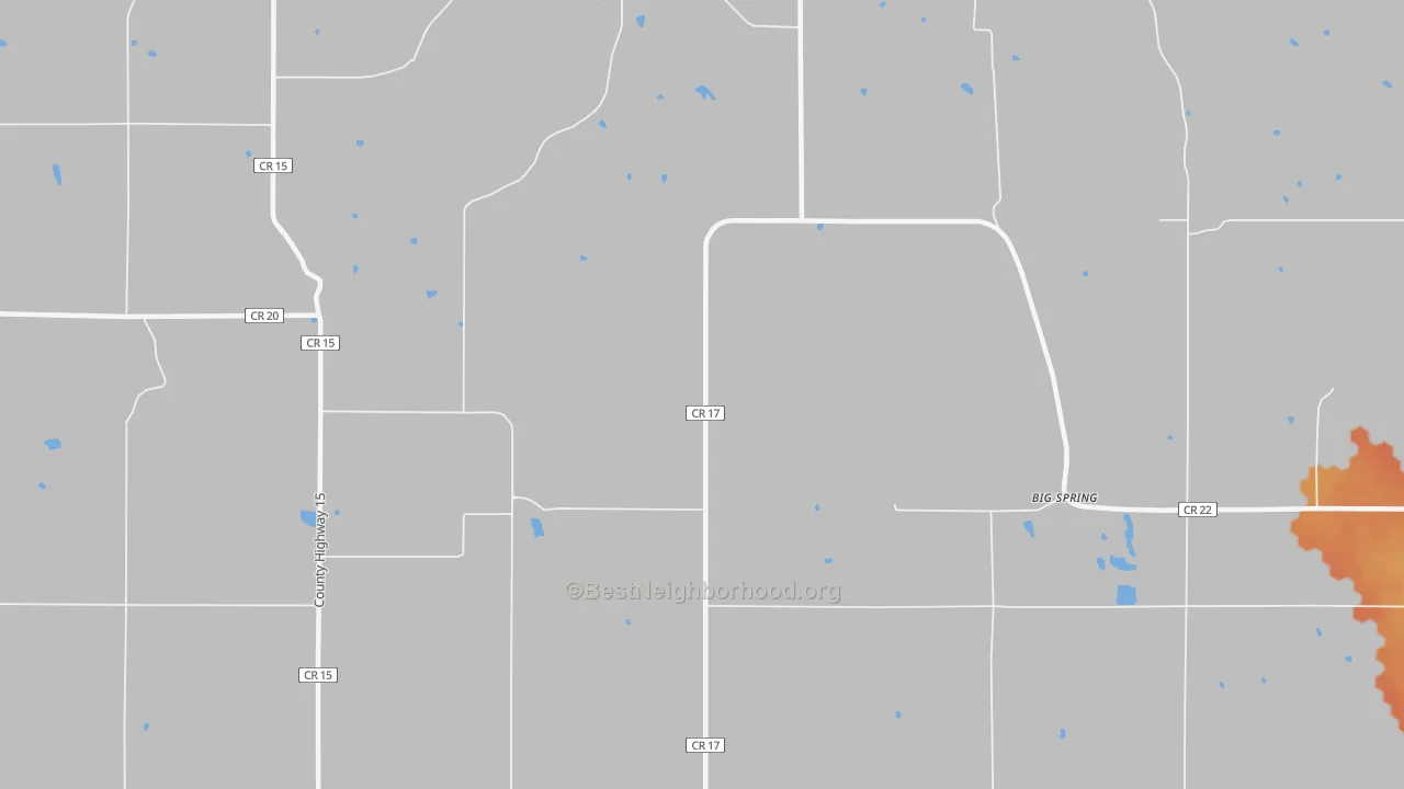 Bike Grade map of Henrytown, MN