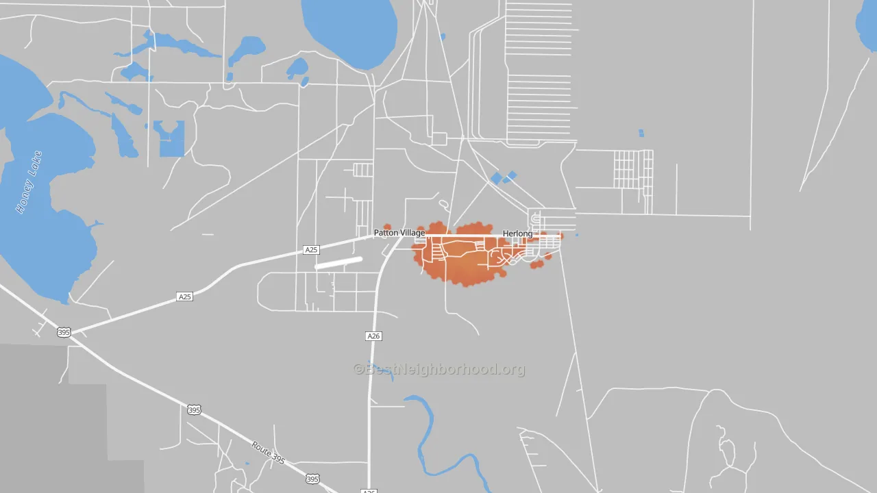 Bike Grade map of Herlong, CA