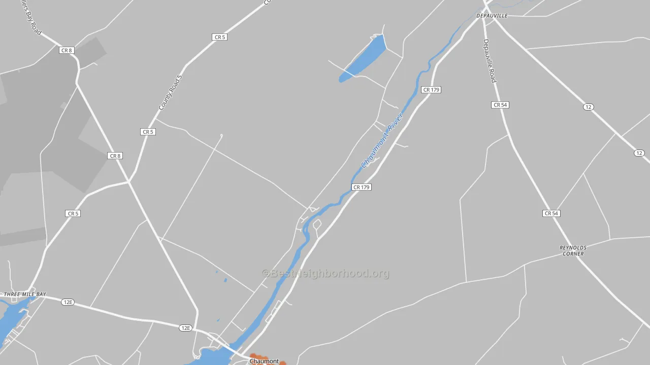 Bike Grade map of Herrick Grove, NY