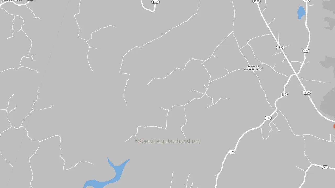 Bike Grade map of Highway, KY
