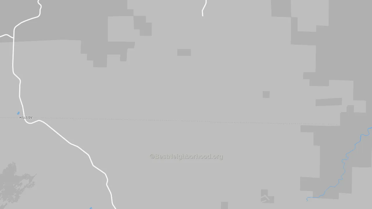 Bike Grade map of Hillside, CO