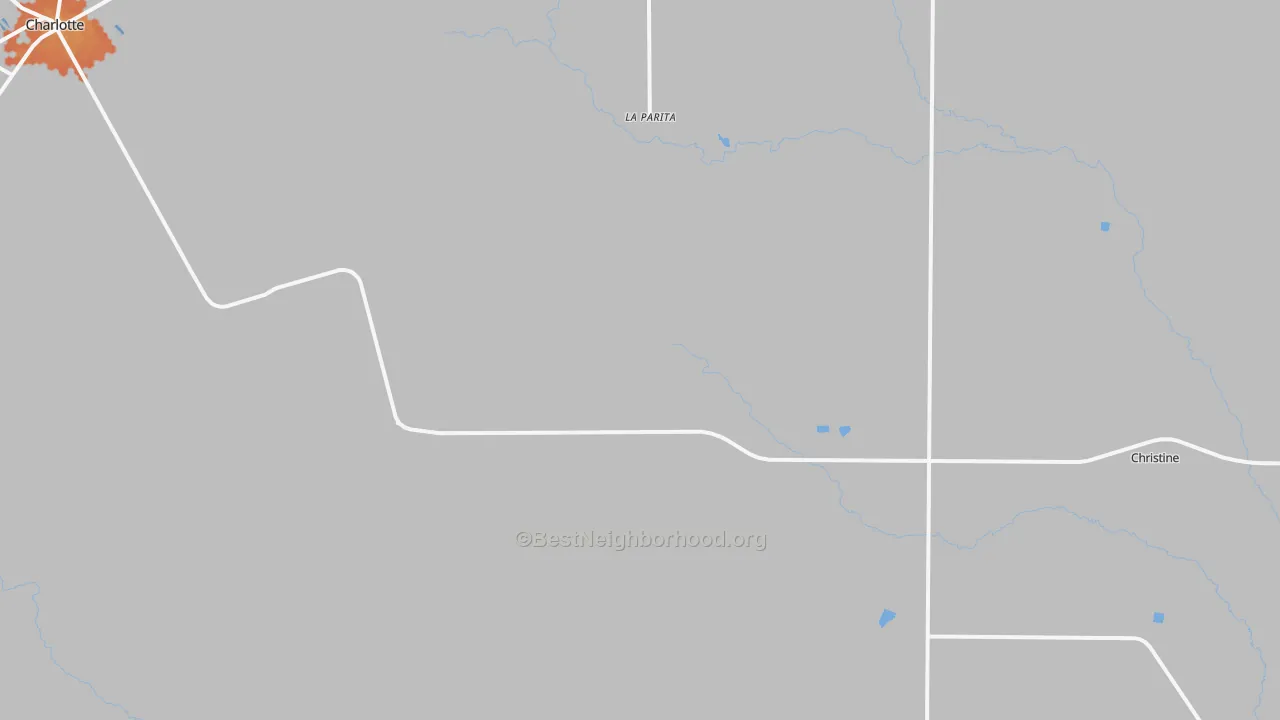 Bike Grade map of Hindes, TX