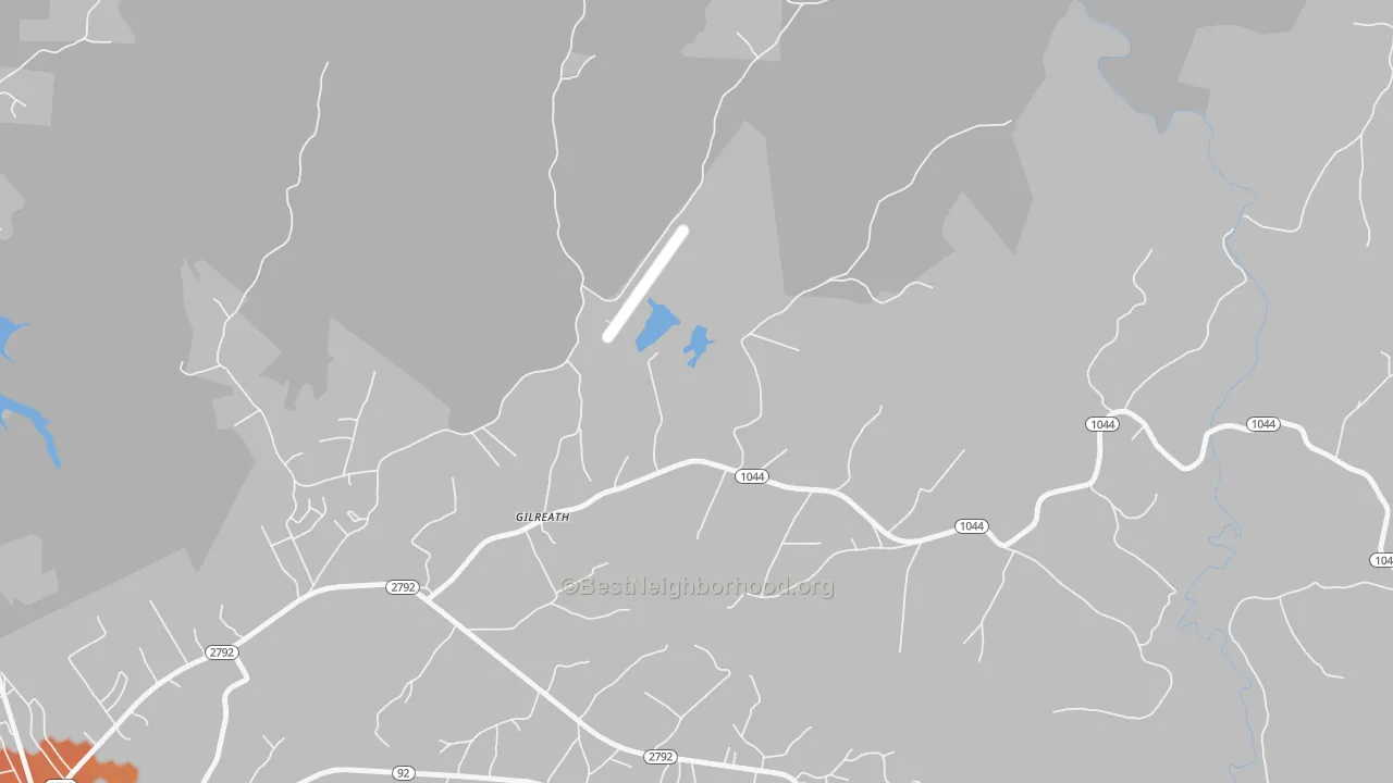 Bike Grade map of Hollyhill, KY