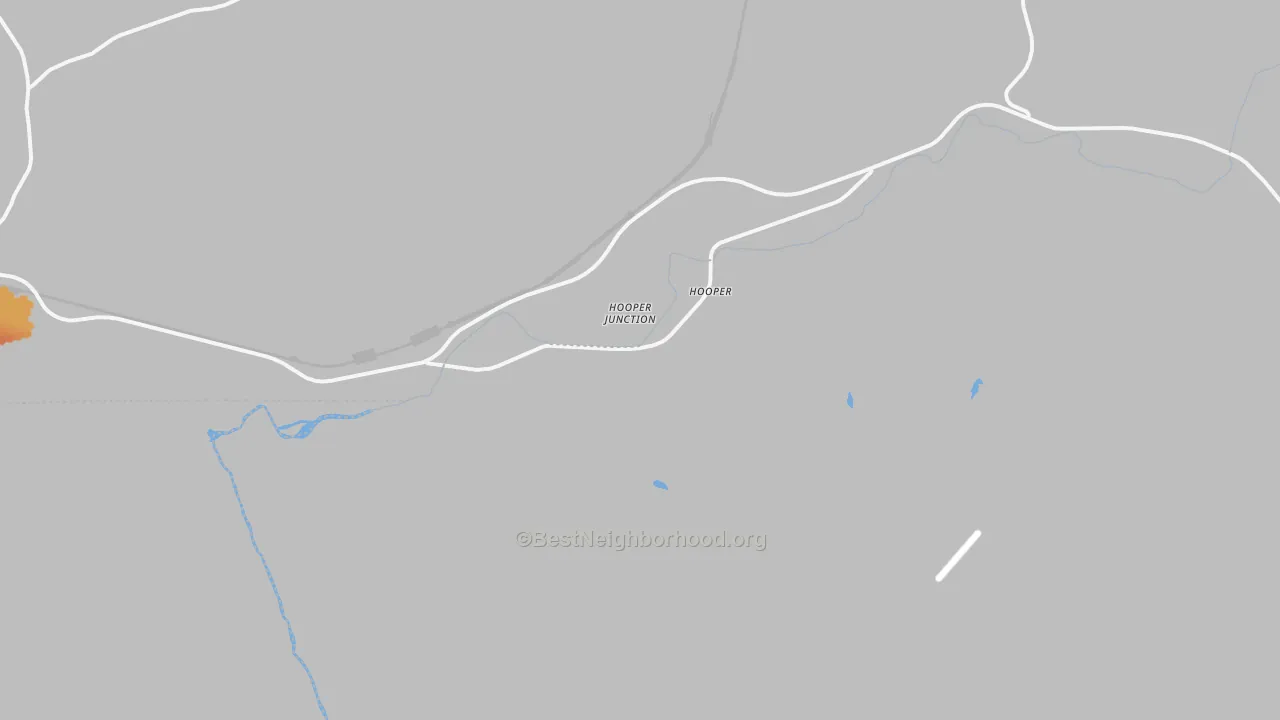 Bike Grade map of Hooper, WA