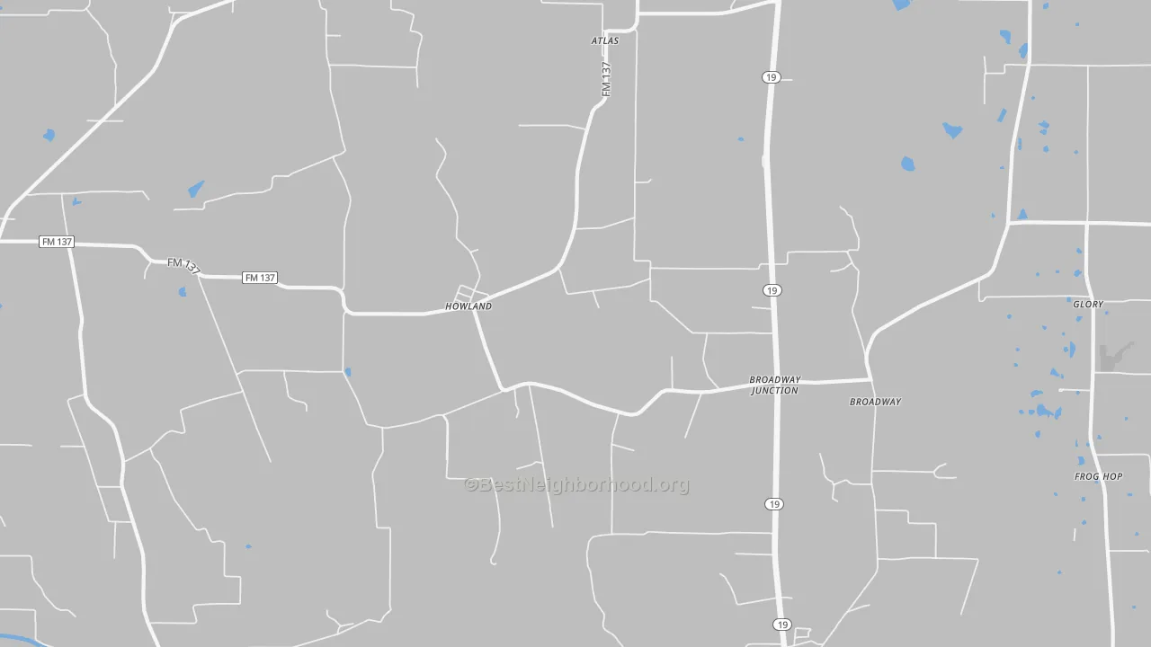 Bike Grade map of Howland, TX