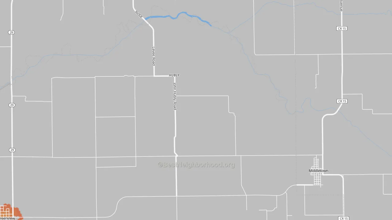 Bike Grade map of Hubly, IL