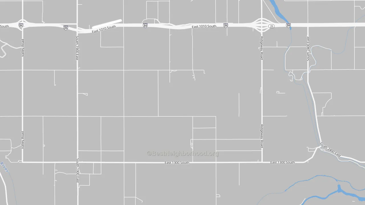 Bike Grade map of Hunt, ID