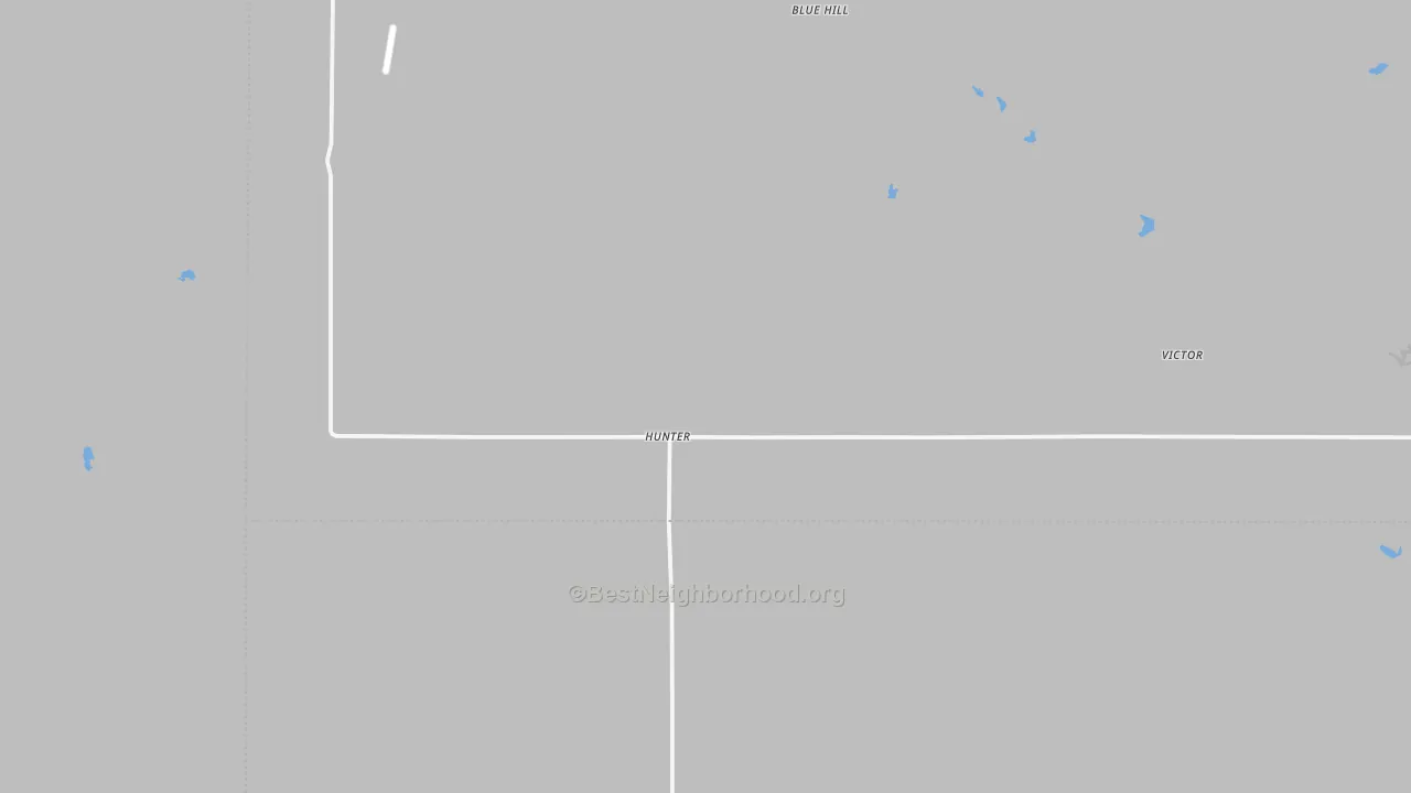 Bike Grade map of Hunter, KS