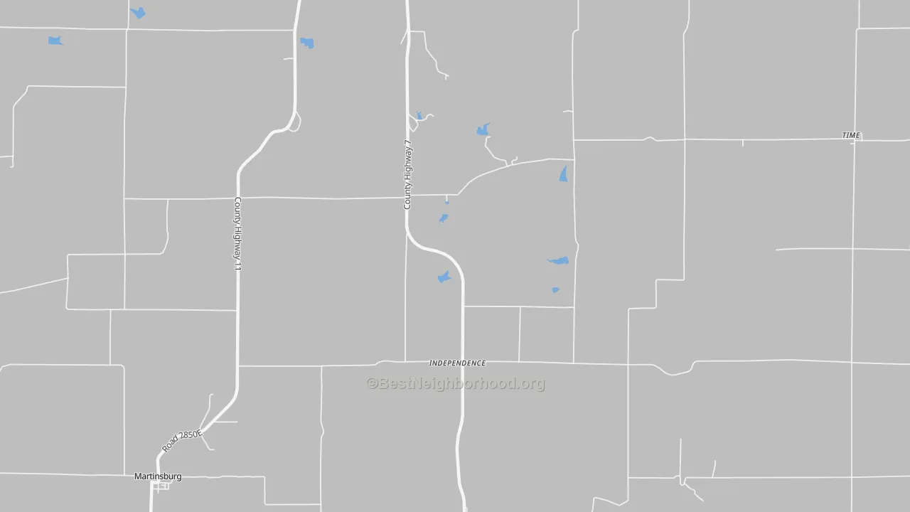 Bike Grade map of Independence, IL