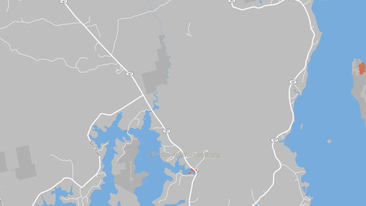 Bike Grade map of Indian River, ME