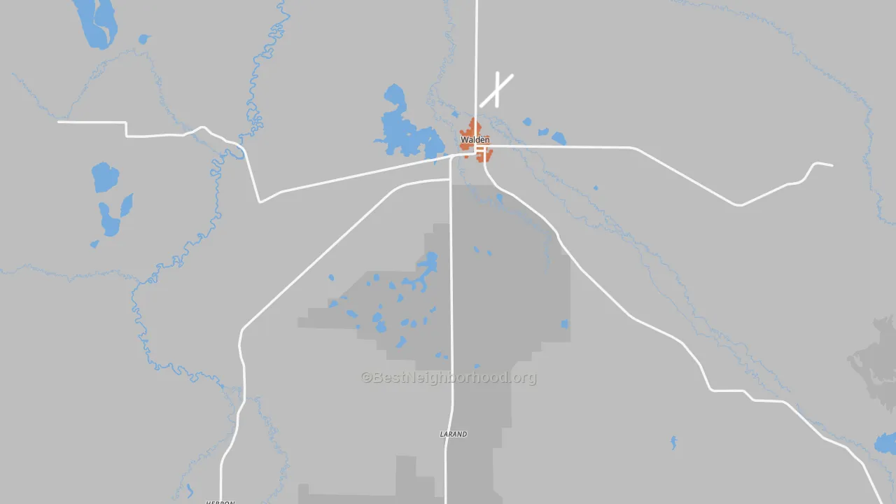 Bike Grade map of Jackson County, CO