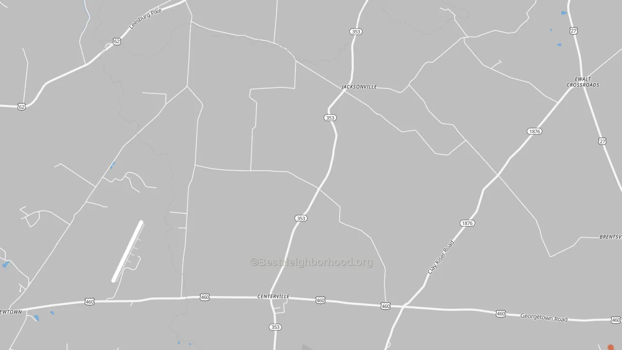 Bike Grade map of Jacksonville, KY