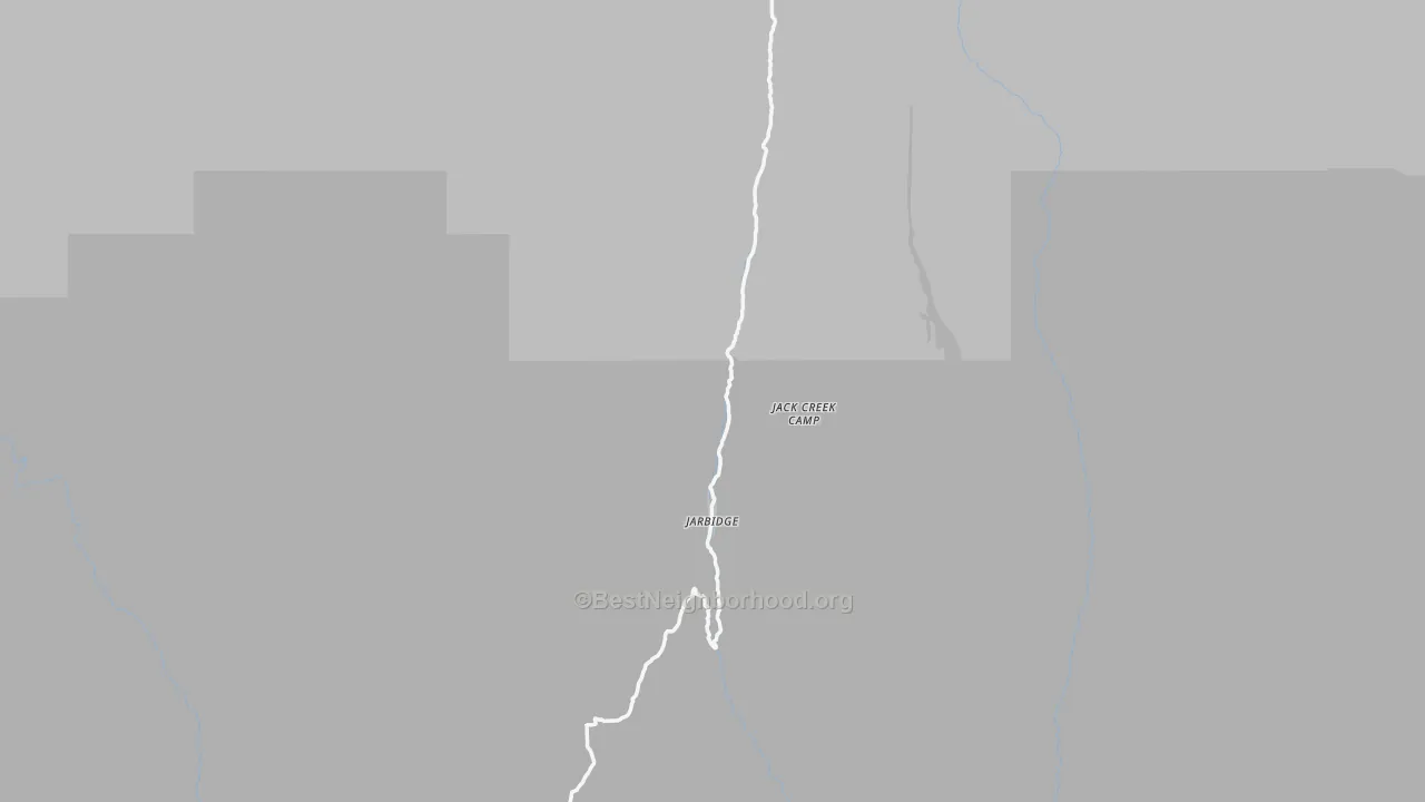 Bike Grade map of Jarbidge, NV