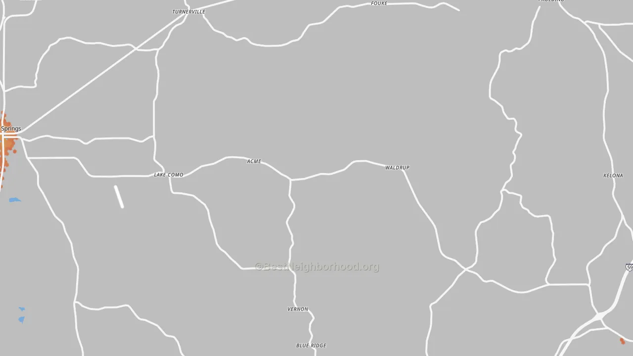 Bike Grade map of Jasper County, MS