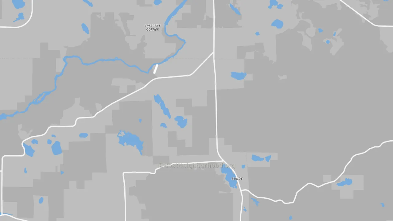 Bike Grade map of Jeffris, WI