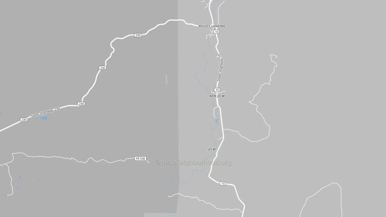 Bike Grade map of Jelm, WY