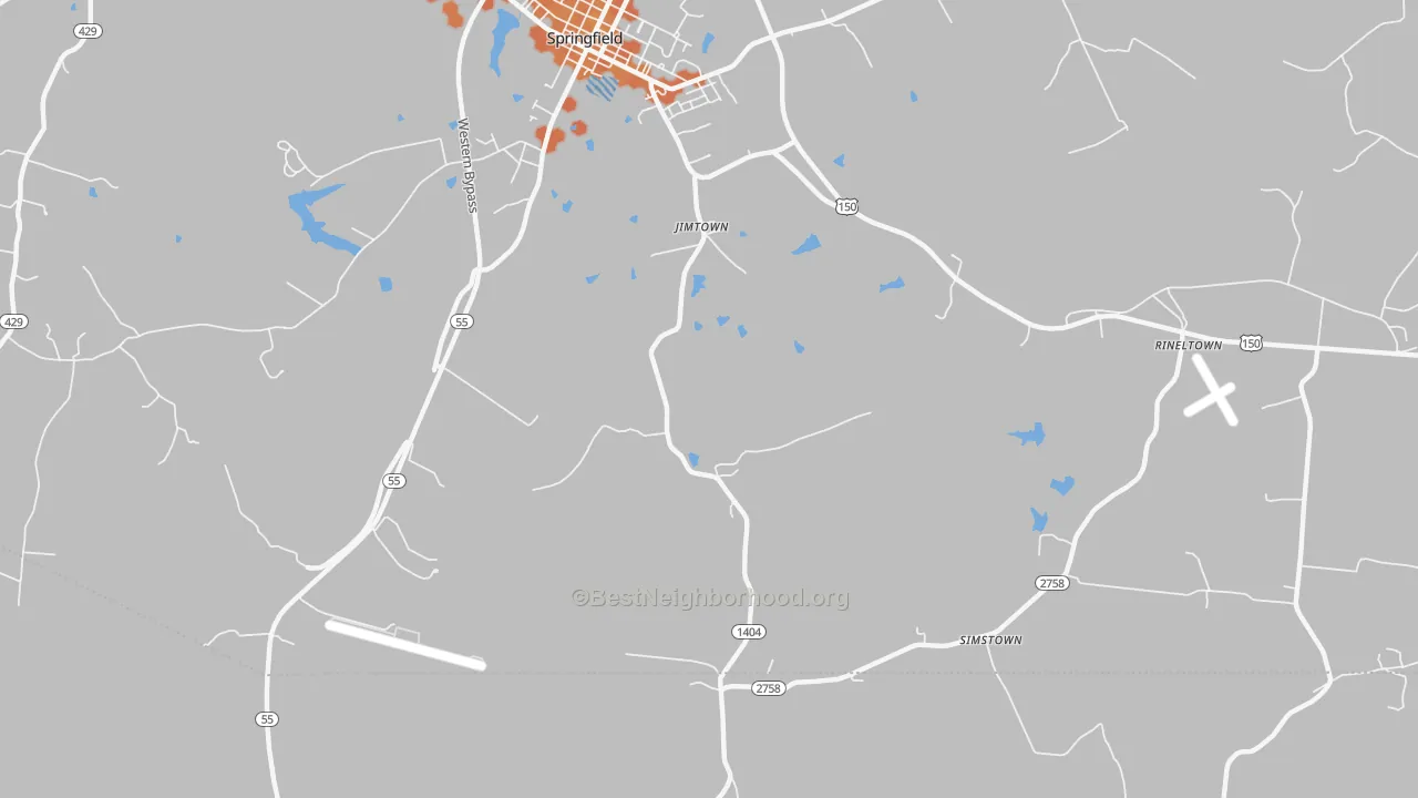 Bike Grade map of Jimtown, KY