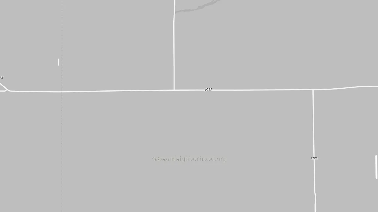 Bike Grade map of Joes, CO