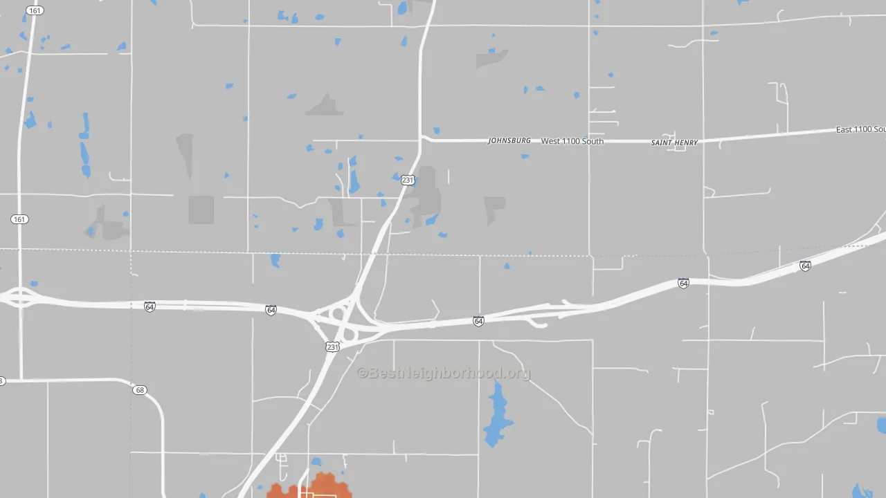 Bike Grade map of Johnsburg, IN
