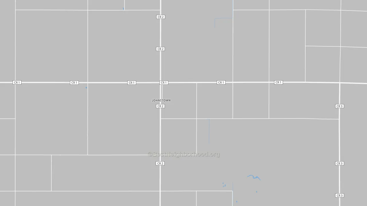 Bike Grade map of Johnstown, ND