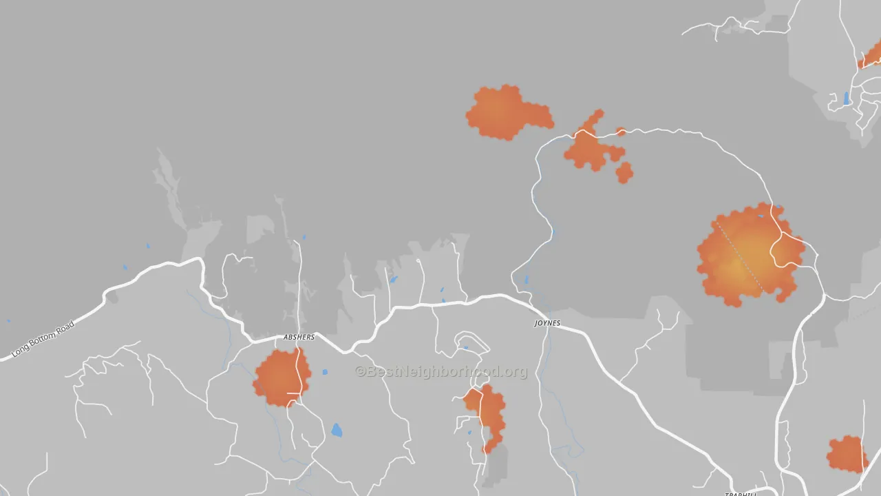 Bike Grade map of Joynes, NC