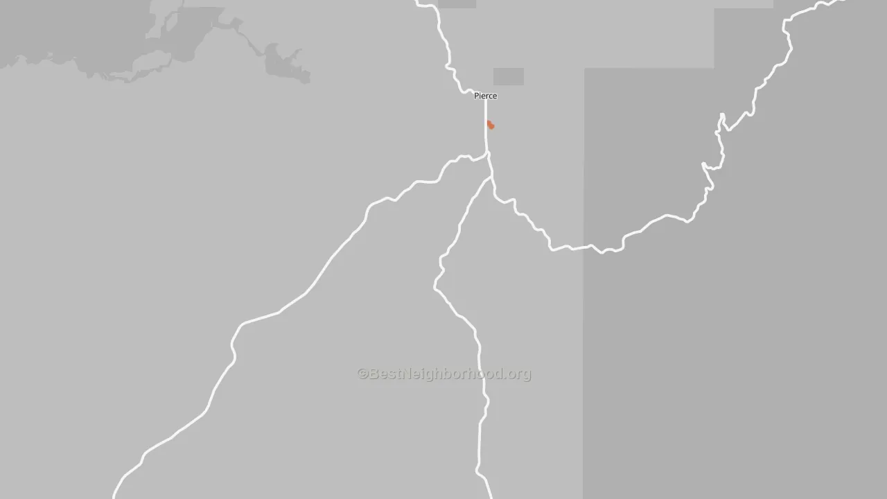 Bike Grade map of Judge Town, ID