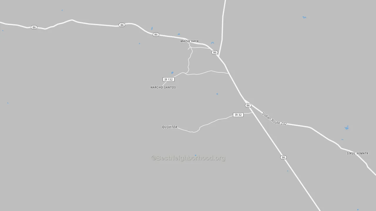 Bike Grade map of Kaihon Kug, AZ