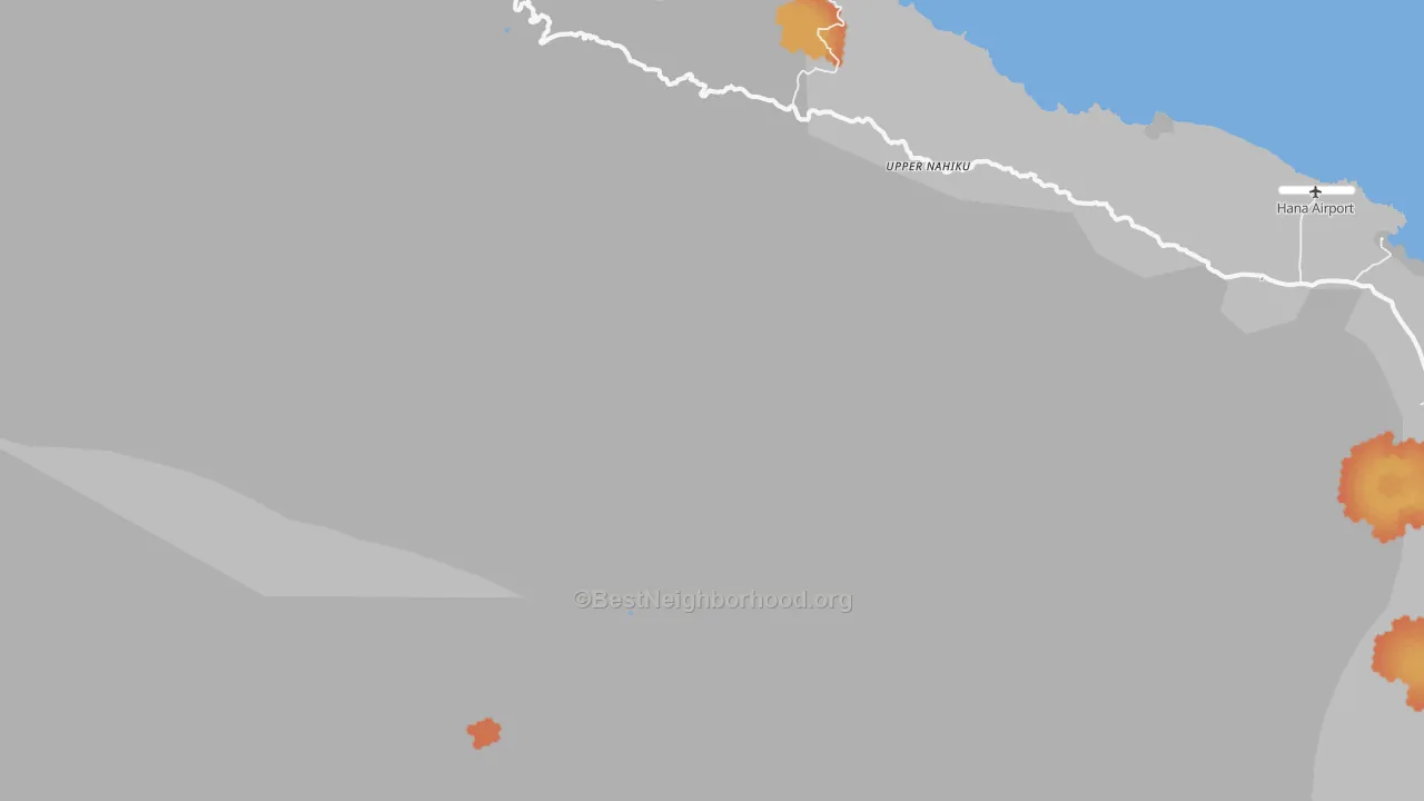 Bike Grade map of Kaupo, HI