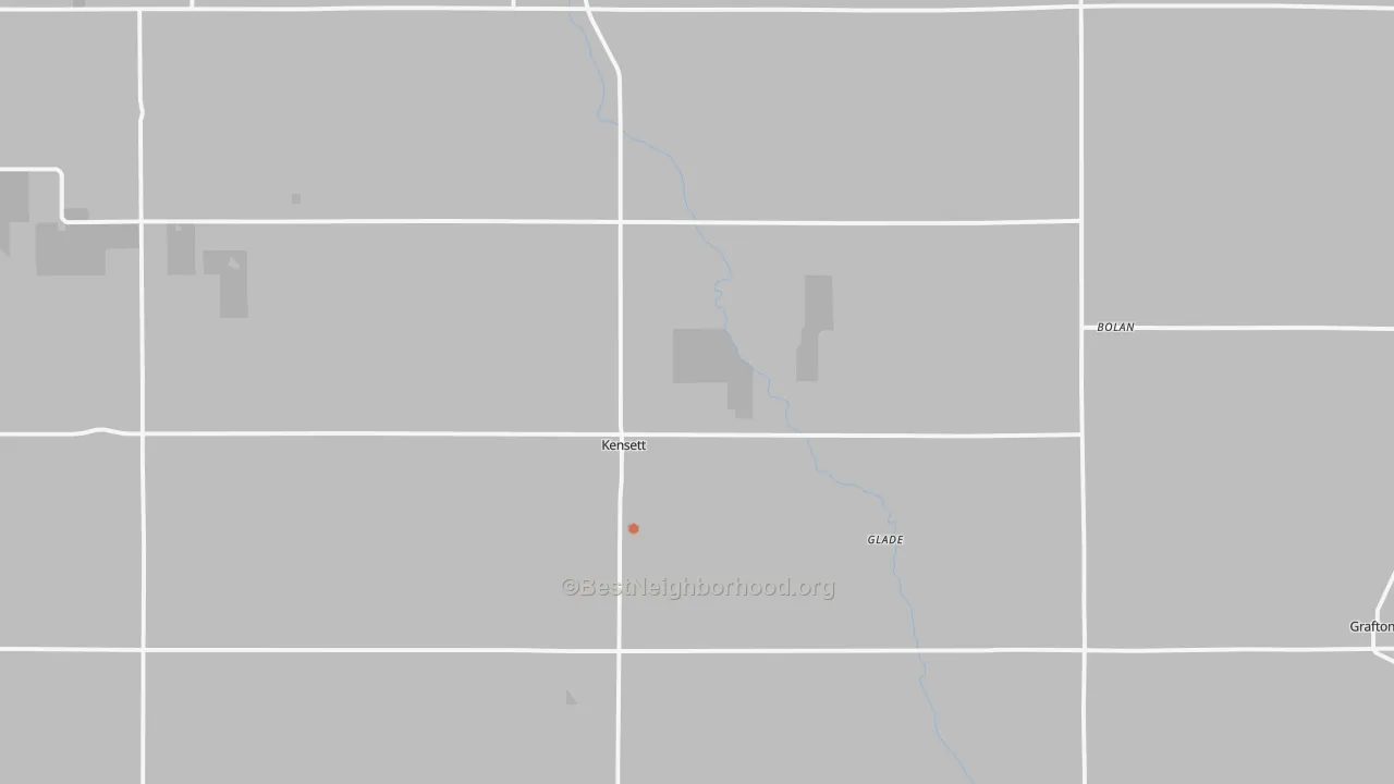 Bike Grade map of Kensett, IA