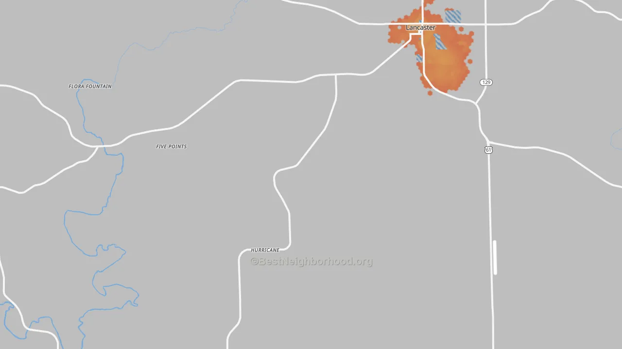 Bike Grade map of Kieler, WI