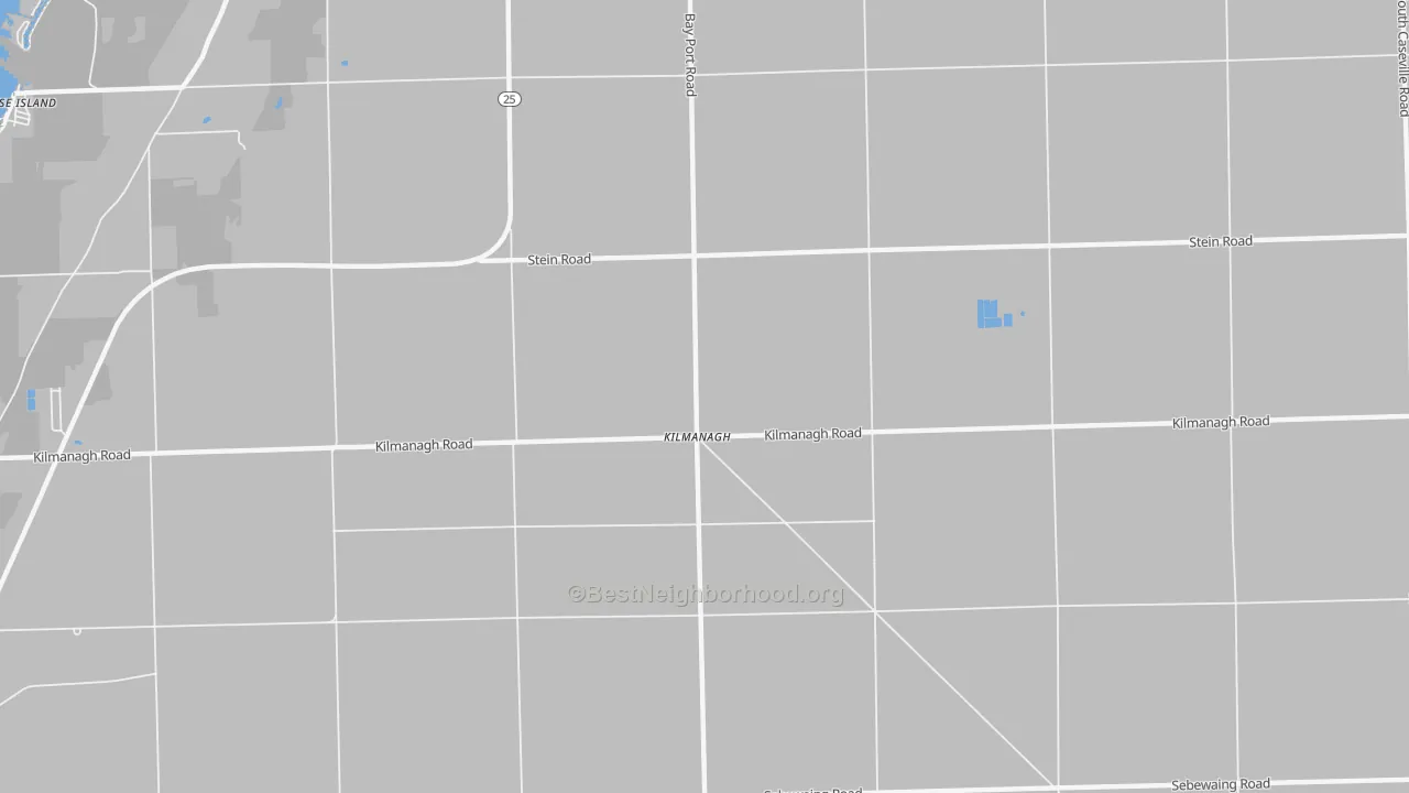 Bike Grade map of Kilmanagh, MI