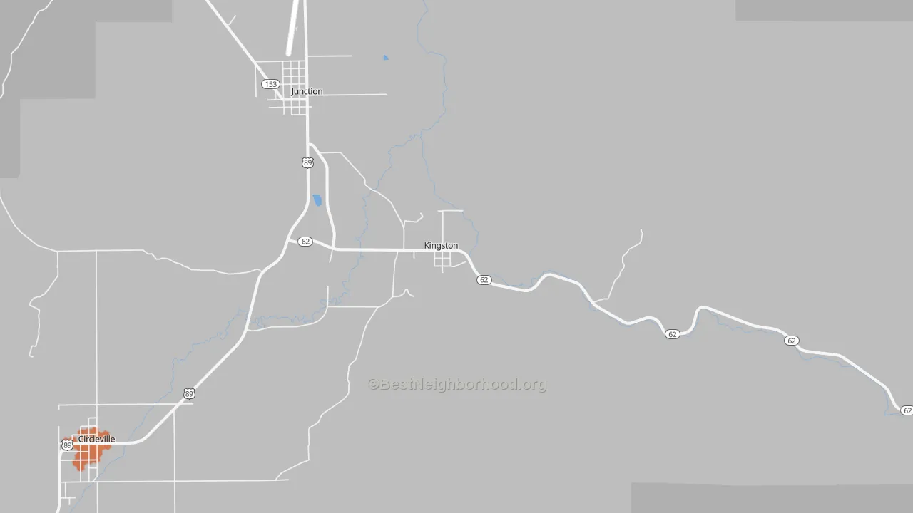 Bike Grade map of Kingston, UT